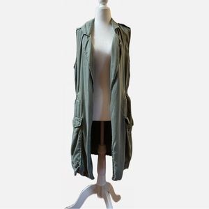 Max Jeans Sleeveless Vest Cover Up